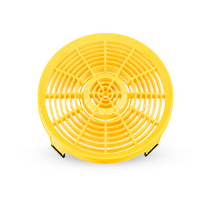 Yellow clean screen on a white background