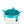 Teal clean screen clipped on a bucket on a white background