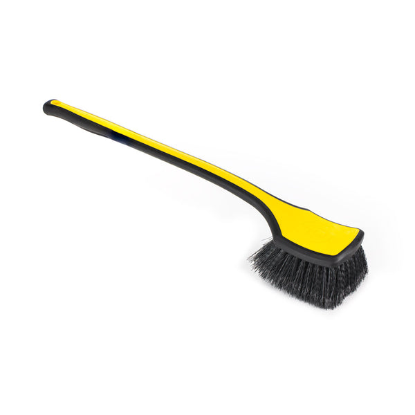 Detail Factory Fender Well Brush livewire handle view on a white background.