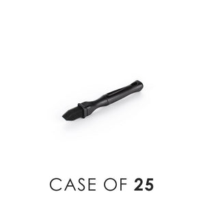 Detail Factory Small Black Foam Applicator with the text "Case of 25" on a white background.