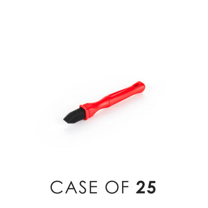 Detail Factory Small Red Foam Applicator with the text "Case of 25" on a white background.