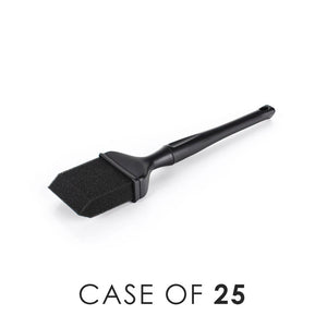 Detail Factory X-Large Black Foam Applicator with the text "Case of 25" on a white background.