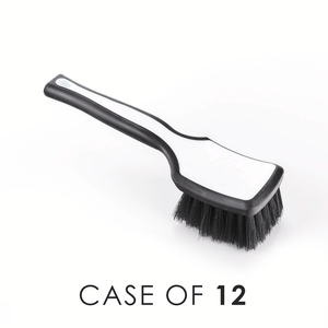 A Black Ice Detail Factory Interior Scrub Brush on a white background with the text 'Case of 12.