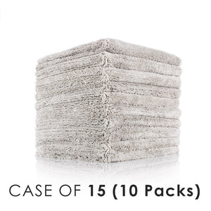 Edgeless Creature 16x16 grey stacked view with the text "Case of 15 (10 Packs)" on a white background