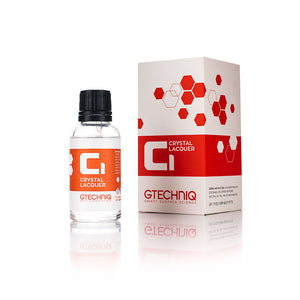 A 30ml bottle of C1 Crystal Laquer from Gtechniq