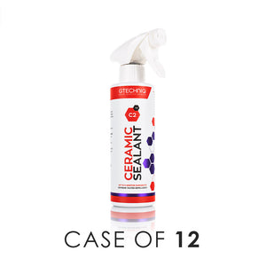Gtechniq C2V4 Ceramic Sealant 250ml bottle with the text "Case of 12" on a white background