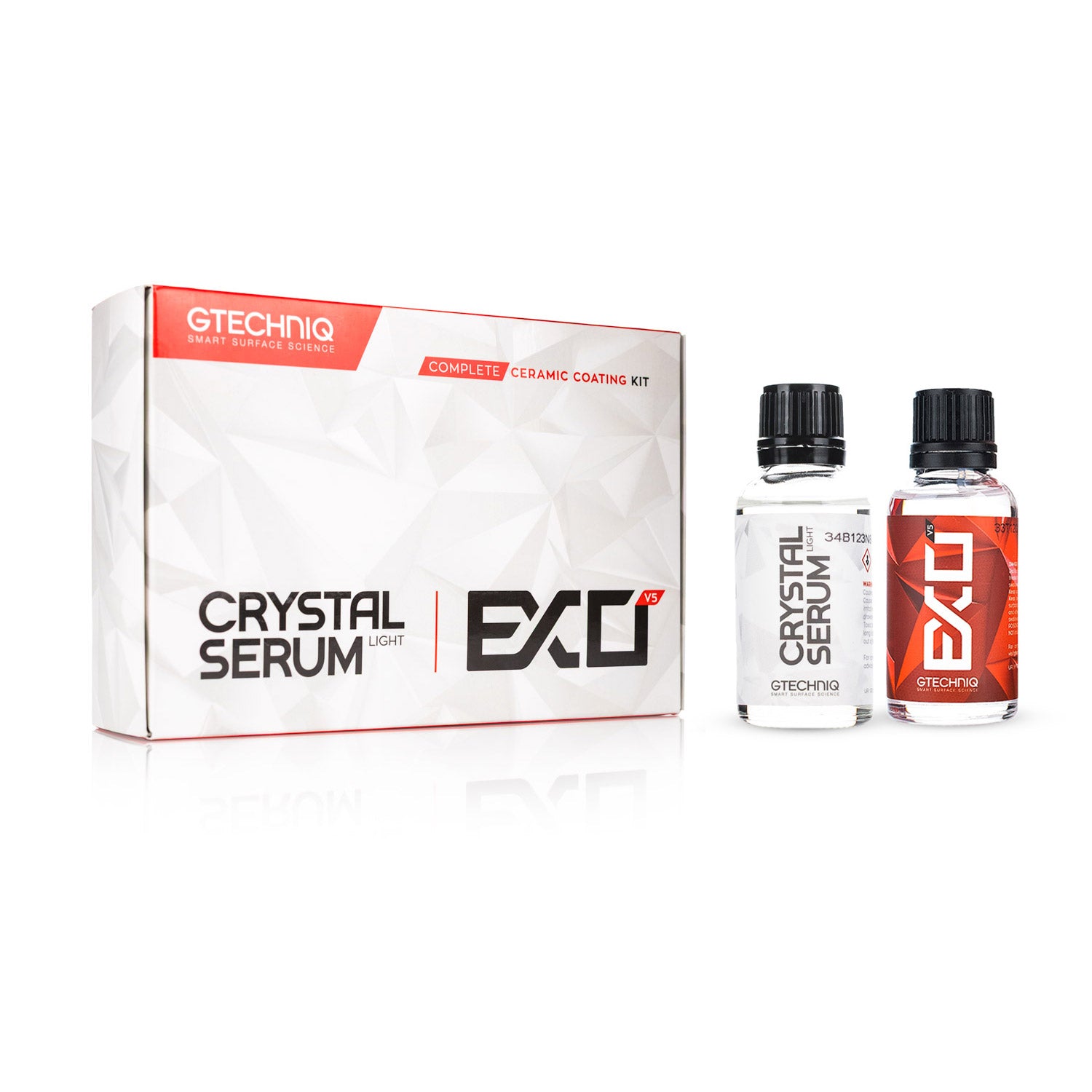 Gtechniq Crystal Serum Light & EXO V5 Ceramic Coating Kit 30ml