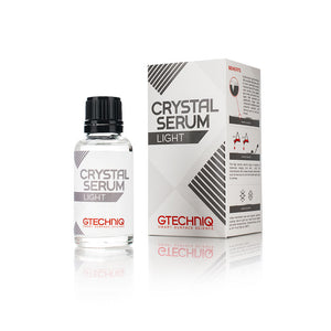 A 30ml bottle of Crystal Serum Light (CSL) from Gtechniq