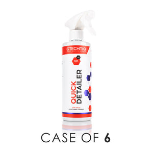 Gtechniq QDV2 Quick Detailer 500ml bottle front view with the text "Case of 6" on a white background