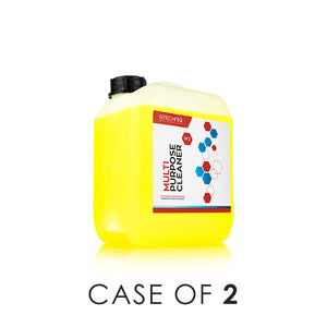 A jug of Gtechniq W2 multi-purpose cleaner on a white background with the text 'Case of 2'.