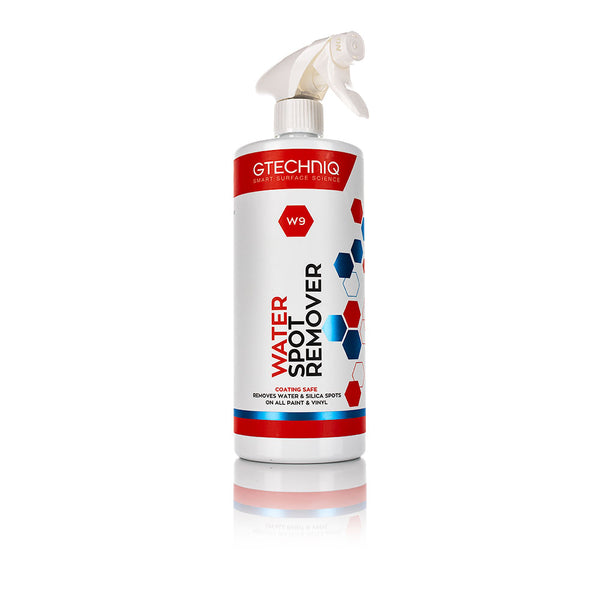 A 1L spray bottle of W9 Water Spot Remover from Gtechniq