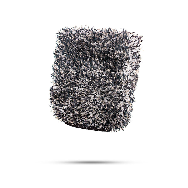 The Liquid8r Heavy Metal Wash Mitt on a white background.