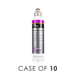 Koch-Chemie Micro Cut 250ml front view with the text "Case of 10" on a white background.