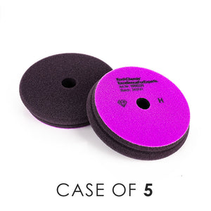 KochChemie Micro Cut Hard Foam Pad 126mm front and back view with the text "Case of 5" on a white background.