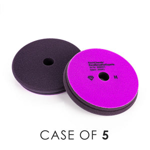 KochChemie Micro Cut Hard Foam Pad 150mm front and back view with the text "Case of 5" on a white background.