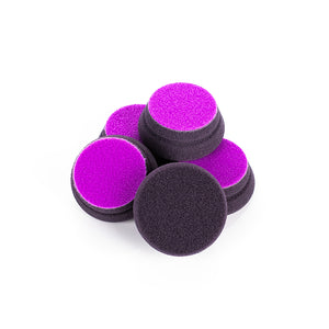 KochChemie Micro Cut Hard Foam 45mm 5 pack front and back view on a white background.