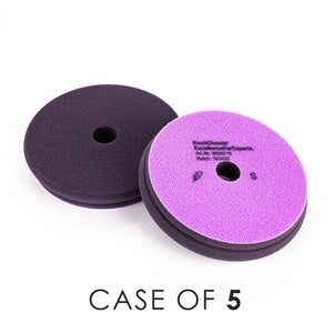 KochChemie Micro Cut Soft Foam Pad 150mm front and back view with the text "Case of 5" on a white background.