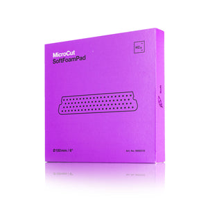 KochChemie Micro Cut Soft Foam Pad 150mm packaging front view on a white background.