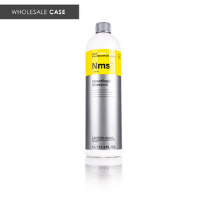 Koch-Chemie NanoMagicShampoo 1 Liter front view with the text "Wholesale Case" on a white background.
