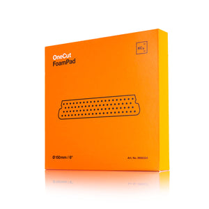 KochChemie One Cut and Finish Pad 150mm packaging front view on a white background.