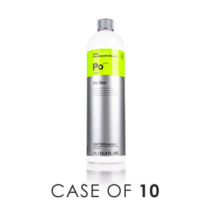 Koch-Chemie Pol Star 1 Liter front view with the text "Case of 10" on a white background.