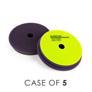KochChemie Polish and Sealing Pad 126mm front and back view with the text "Case of 5" on a white background.