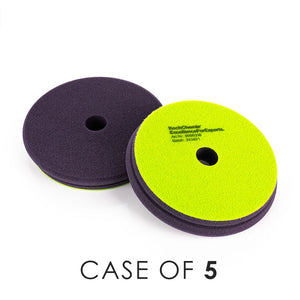 KochChemie Polish and Sealing Pad 150mm front and back view with the text "Case of 5" on a white background.