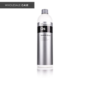 Koch-Chemie Quick Finish 1 Liter front view with the text "Wholesale Case" on a white background.