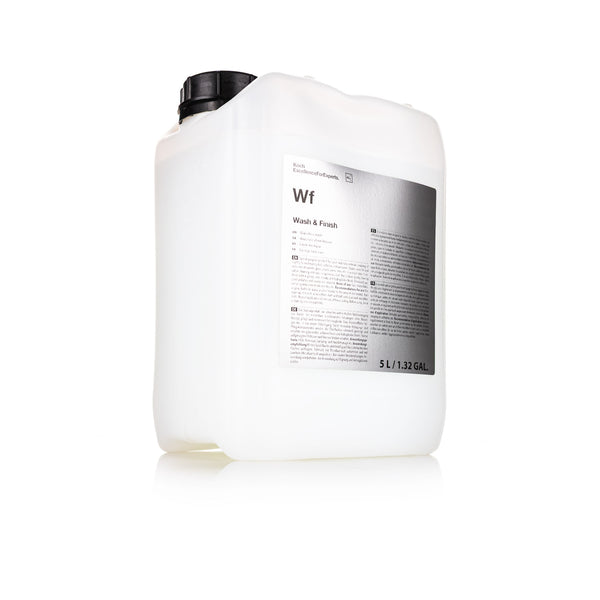 Koch Chemie Wash & Finish 5 Liter Jug front view on a white background.