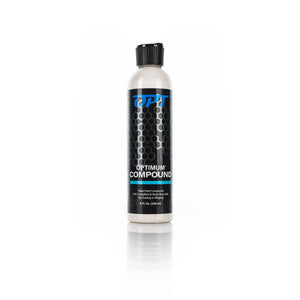 Bottle of Optimum Compound on a white background
