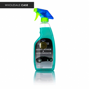 A spray bottle of Optimum Instant Detailer & Gloss Enhancer on white background with the text 'Wholesale case'.