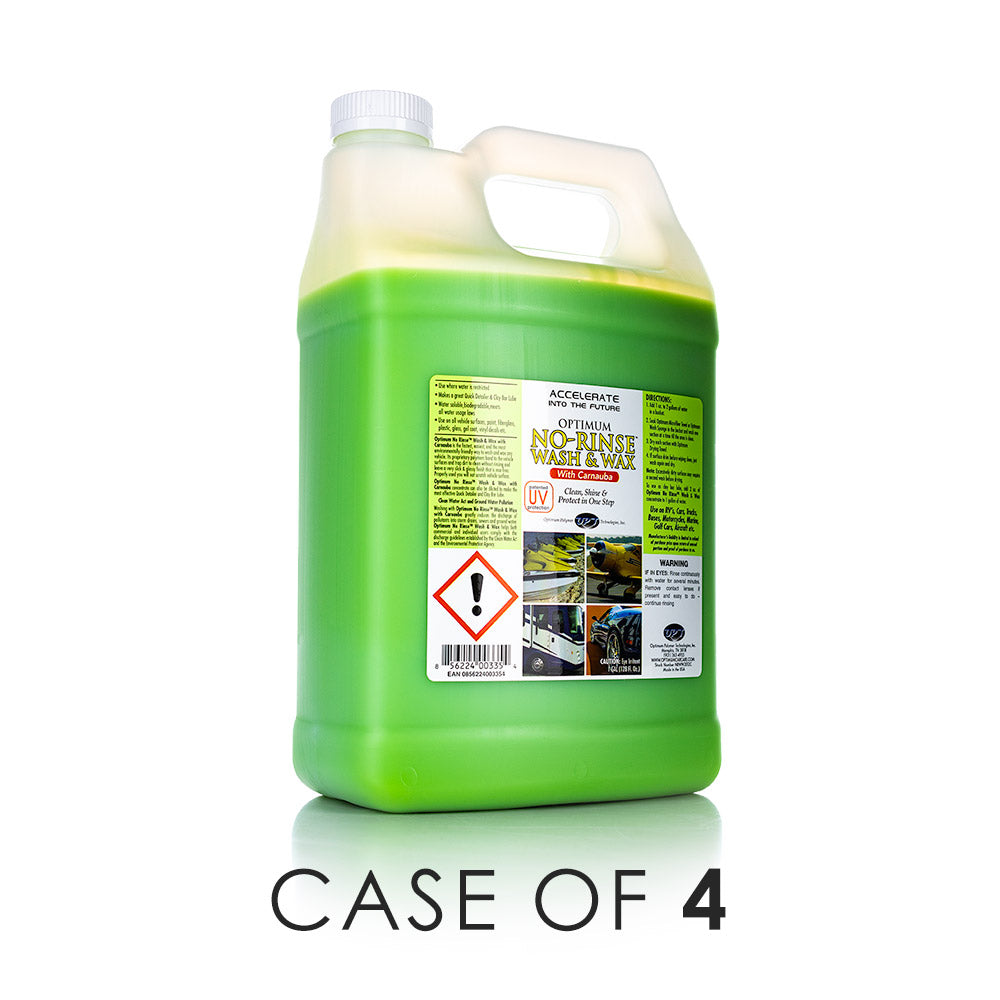 No-Rinse Wash & Wax (Green ONR) - Case – The Rag Company