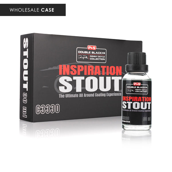 P&S Inspiration Stout 30ml bottle and packaging view with the text "Wholesale Case" on a white background.
