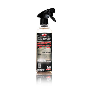 A spray bottle of P and S Terminator on a white background.