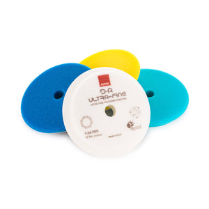 Rupes Da Foam pads on a white background.