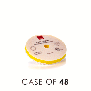 Rupes Da Fine pad 5 inch with the text "Case of 48" on a white background.