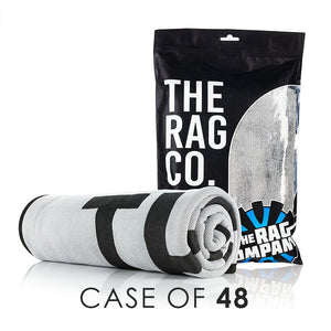 Slim Dryer 25 x 35 Grey rolled with packaging and the text "Case of 48" on a white background.