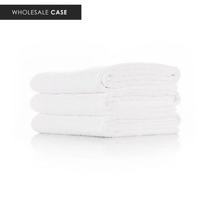 Spa and Workout 16x27 white stacked view with the text "Wholesale Case" on a white background.