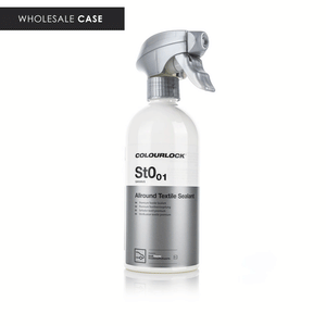 Colour Lock Allround Textile Sealant St0.01 wholesale case on a white background.