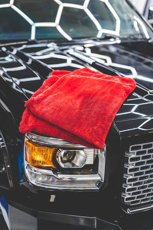 The Rag Company - The 1500 - Heavy Duty Microfiber Drying Towel; Perfect  for Trucks, Commercial Vehicles, RVs, Boats, and More; Premium 70/30 Blend