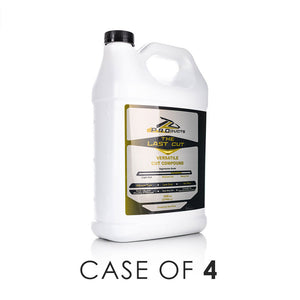 The Last Detail Last Cut 128oz bottle front view with the text "Case of 4" on a white background.