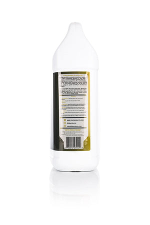 The Last Detail Last Cut 128oz bottle side view on a white background.