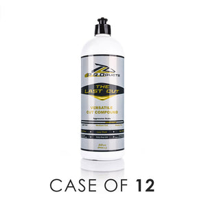 The Last Detail Last Cut 32oz bottle front view with the text "Case of 12" on a white background.