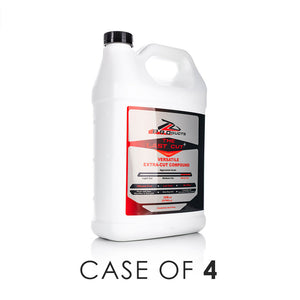 The Last Detail Last Cut Plus 128oz bottle front view with the text "Case of 4" on a white background.