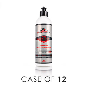 The Last Detail Last Cut Plus 16oz bottle front view with the text "Case of 12" on a white background.