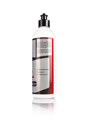 The Last Detail Last Cut Plus 16oz bottle side view on a white background.