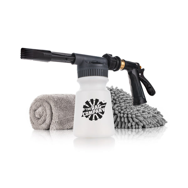 The Rag Company Black Friday 2024 Foam Gun Kit on a white background. 