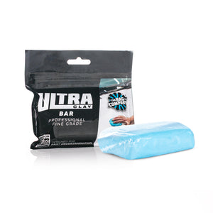 TRC Ultra Clay Bar blue and packaging front view on a white background.