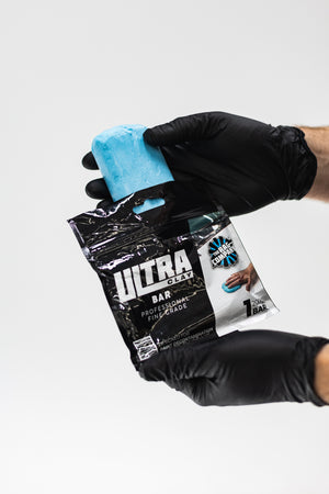 The Rag Company Ultra Clay Bar being taken out of it's packaging.