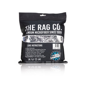 TRC Ultra Wash Mitt black and blue combo pack packaging back view on a white background.